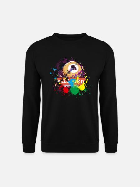 Billard Geschenk für Billard Spieler - Unisex Pullover - Schwarz