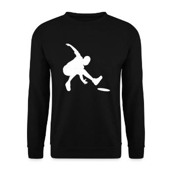 Disc Golf gift for Disc Golf Player - Unisex Sweatshirt - black - Front - Alina (178cm) & Michal (187cm)