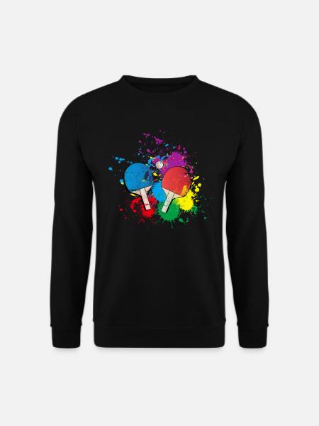 Cadeau de ping-pong pour joueur de ping-pong - Sweat-shirt Unisexe - noir