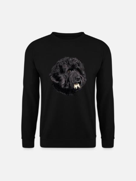 Hund Portugiesischer Wasserhund - Unisex Pullover - Schwarz