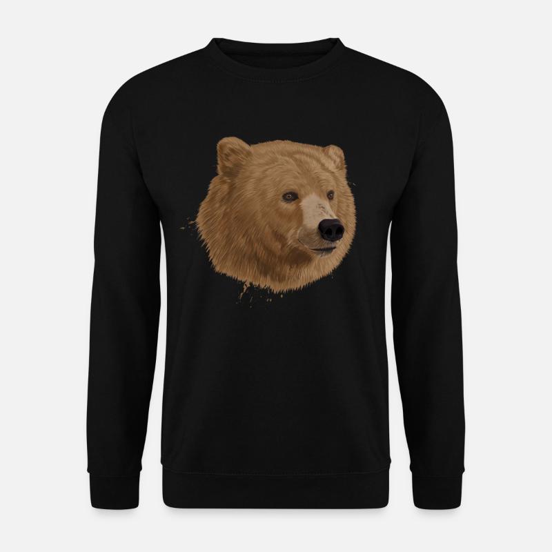 Ours - Sweat-shirt Unisexe - noir