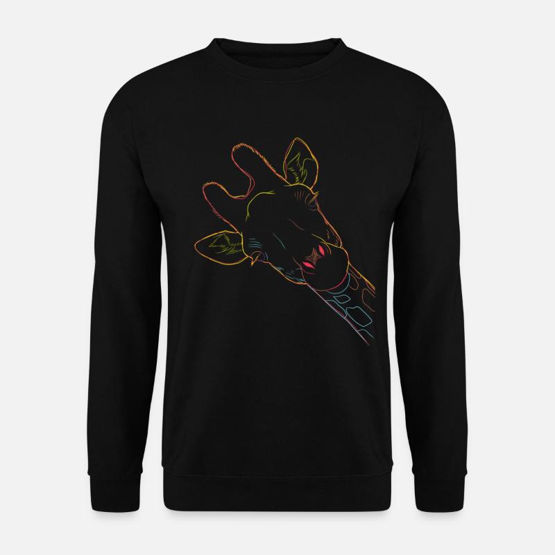 Giraffe Strokes - Unisex Sweatshirt - black