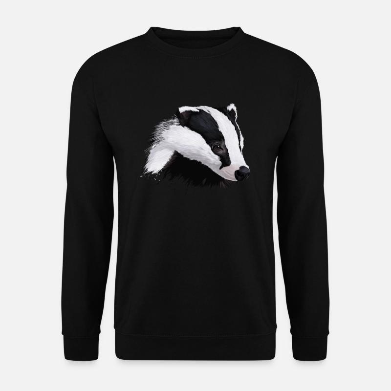 Dachs - Unisex Pullover - Schwarz