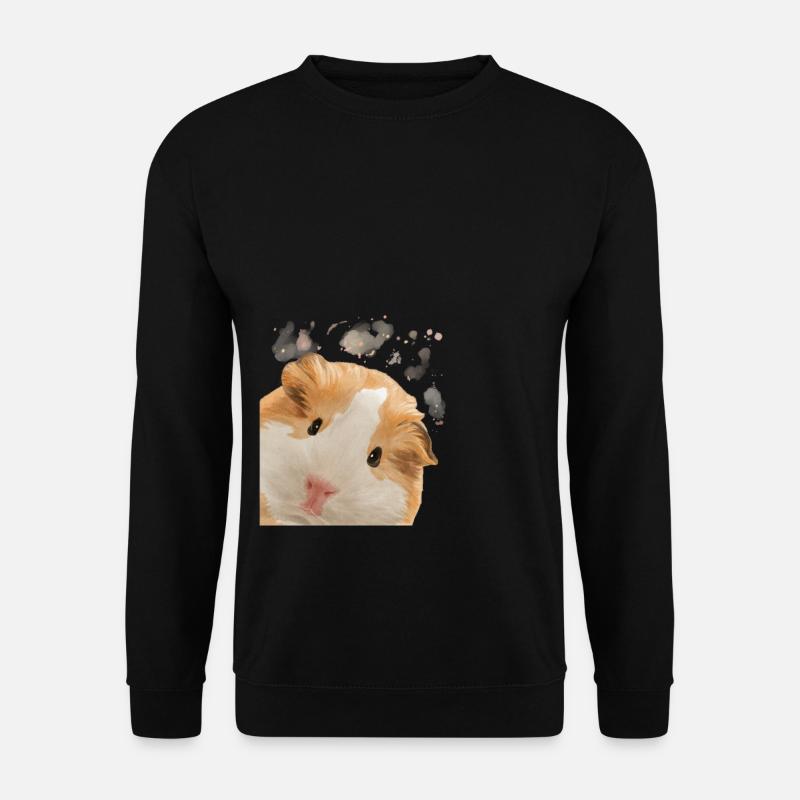 Curious Guinea Pig - Unisex Sweatshirt - black