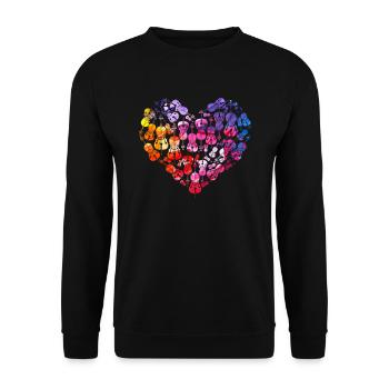 Violoncelle musicien cadeau pour violoncelle joueur - Sweat-shirt Unisexe - noir - Devant - Alina (178cm) & Michal (187cm)
