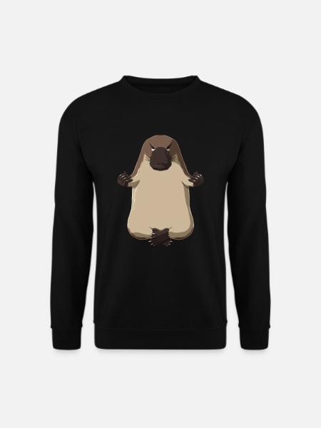 Yoga Schnabeltier - Unisex Pullover - Schwarz