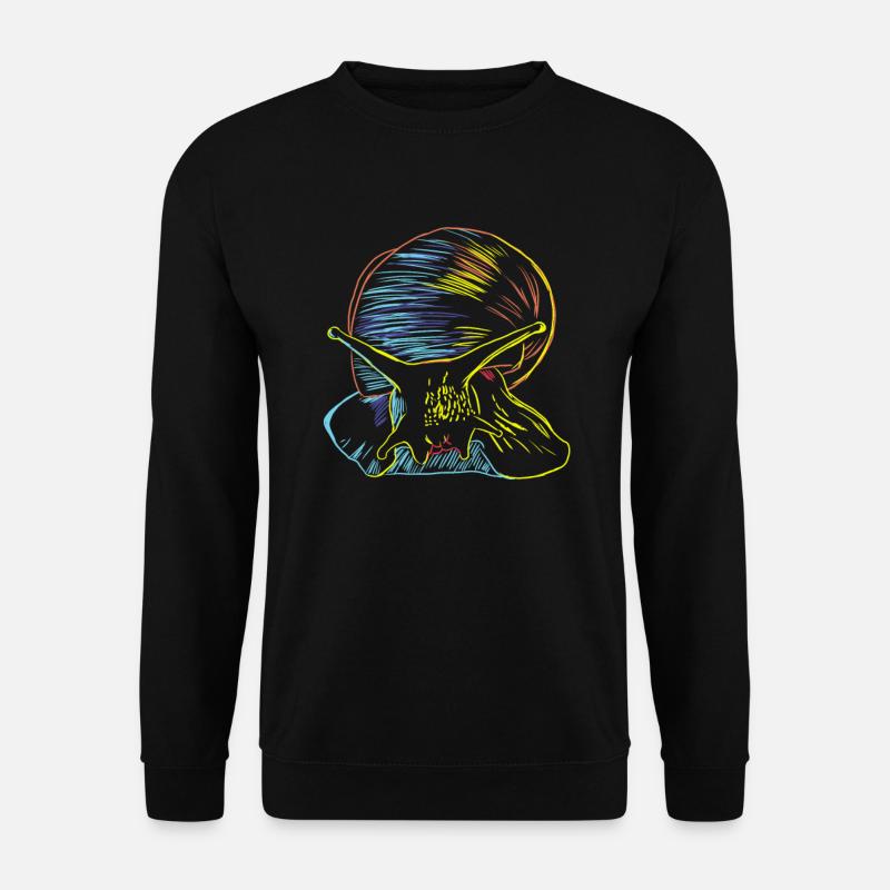 Snail Strokes - Unisex Sweatshirt - black