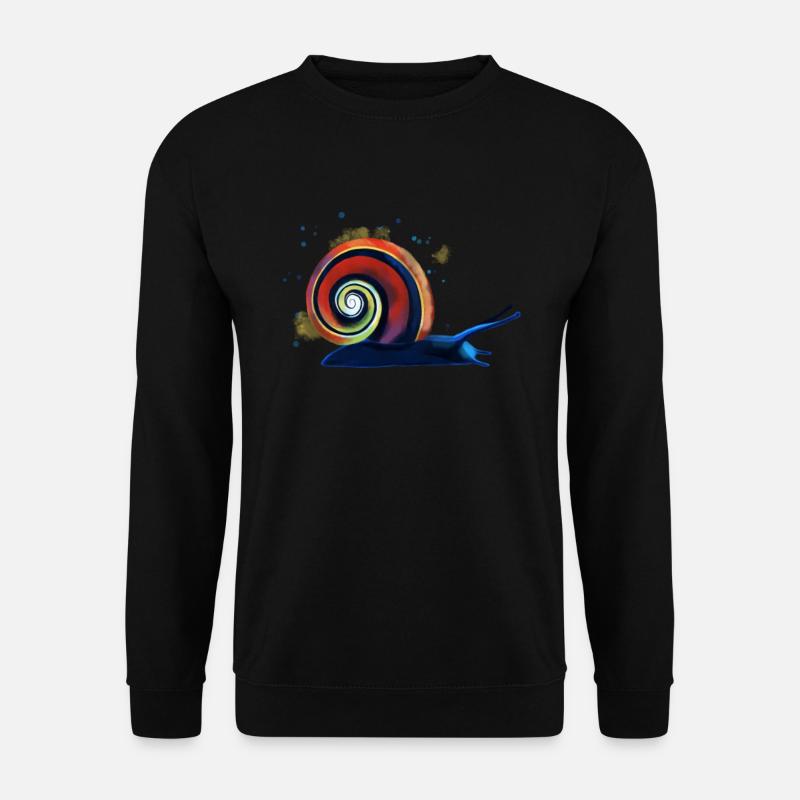 Bunte Schnecke - Unisex Pullover - Schwarz