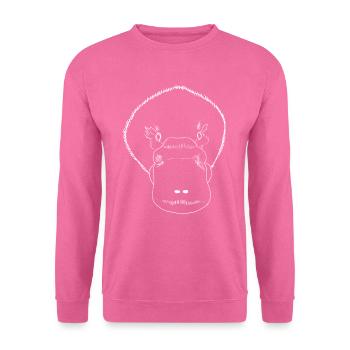 Animal à bec - Sweat-shirt Unisexe - rose - Devant