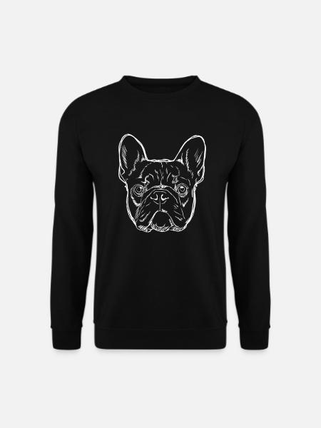 Französische Bulldogge - Unisex Pullover - Schwarz