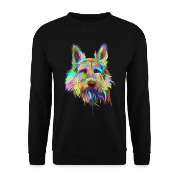 Berger de Picardie Spalsh - Unisex Pullover - Schwarz - Vorne - Alina (178cm) & Michal (187cm)
