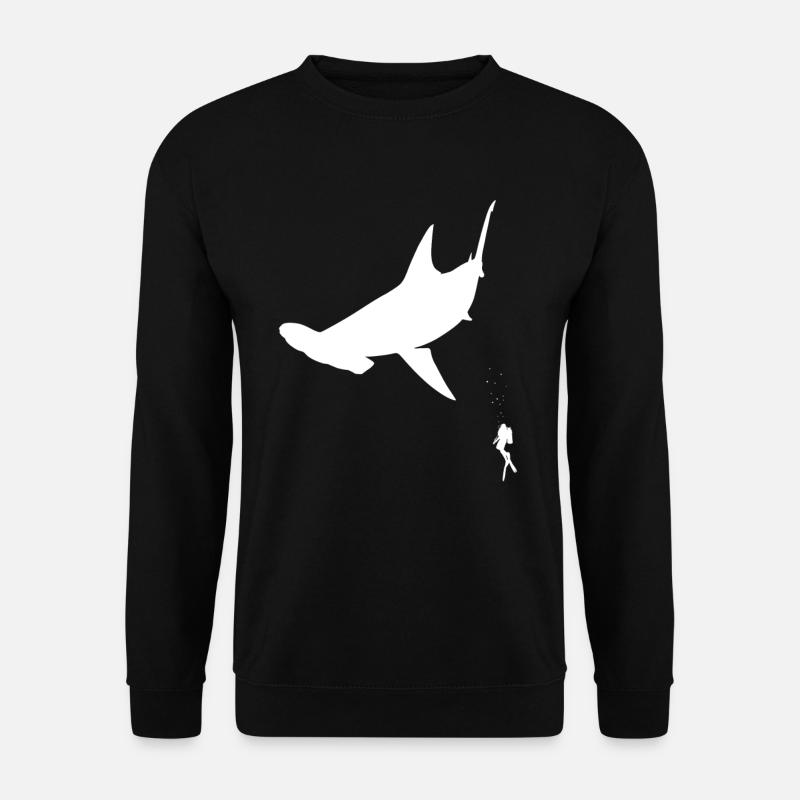Hammerhead Fish - Unisex Sweatshirt - black