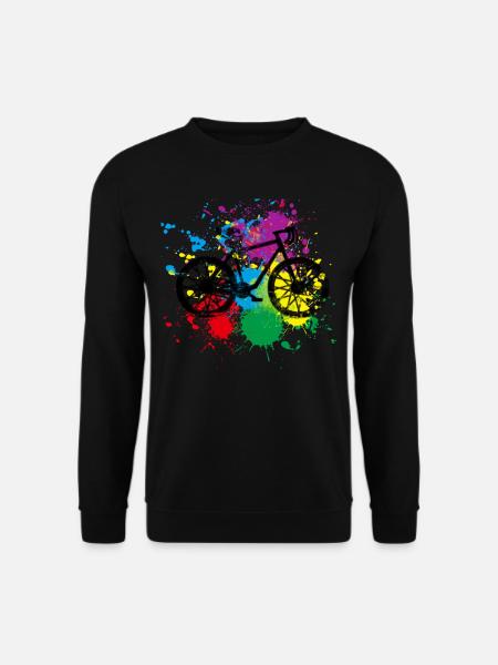 Splash Fahrrad - Unisex Pullover - Schwarz