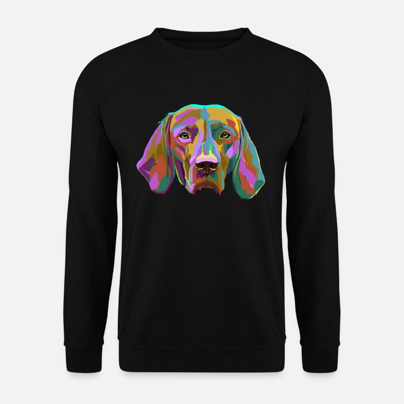 Vizsla Dog splash - Unisex Sweatshirt - black