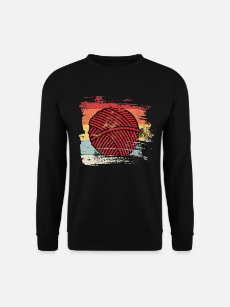 Retro Hobby Wool - Unisex Sweatshirt - black