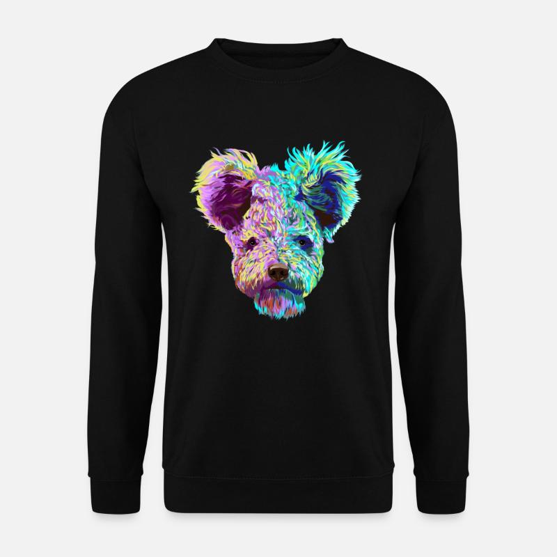 Splash Pumi Dog - Unisex Sweatshirt - black