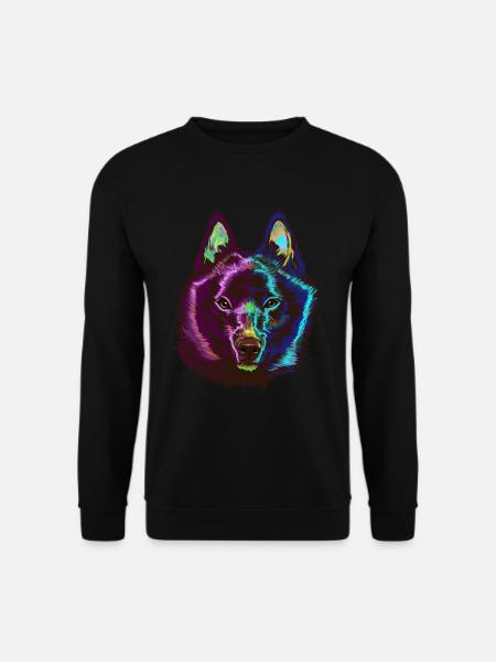 Splash Schipperke Dog - Unisex Sweatshirt - black