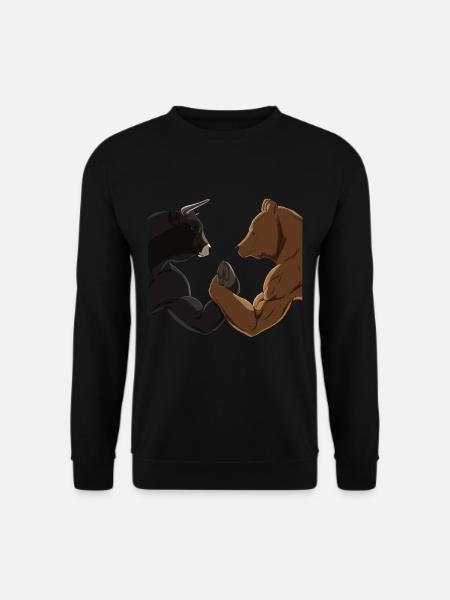 Bras de fer flic contre l’ours foire de force Bourse - Sweat-shirt Unisexe - noir