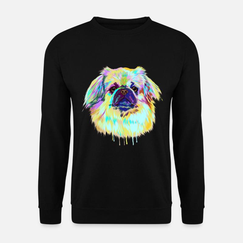 Splash TibetSpaniel chien - Sweat-shirt Unisexe - noir