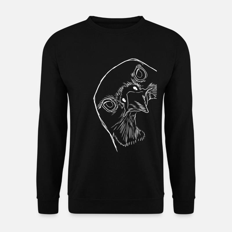 Bird Funny Peregrine Falcon - Unisex Sweatshirt - black
