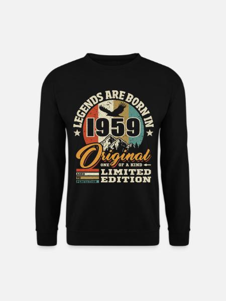 Original limitierte Auflage 1959 - Unisex Pullover - Schwarz