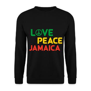Jamaika Jamaica - Unisex Pullover - Schwarz - Vorne - Alina (178cm) & Michal (187cm)