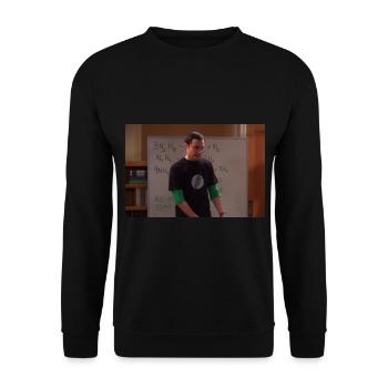 Blitzsymbol Chemie Shirt - Unisex Pullover - Schwarz - Vorne - Alina (178cm) & Michal (187cm)