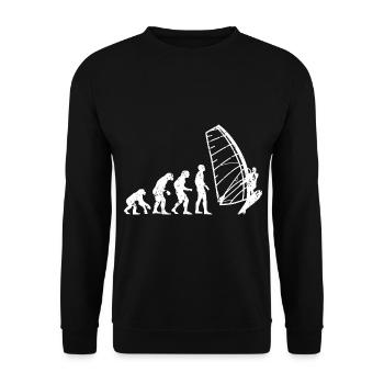 Kitesailing - Unisex Sweatshirt - black - Front - Alina (178cm) & Michal (187cm)