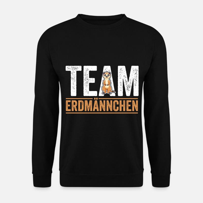 Team Erdmännchen - Unisex Pullover - Schwarz