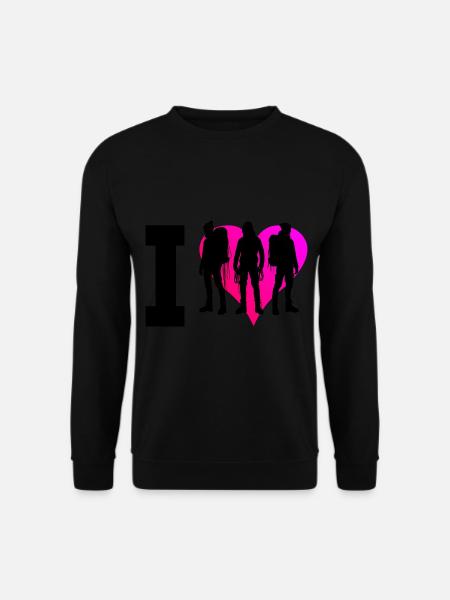 Men's Climbing Boulder Climbers Bouldering - Unisex Sweatshirt - black