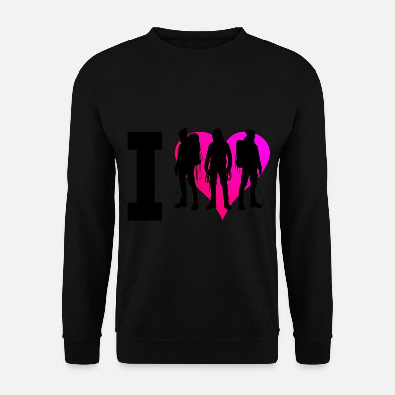 Men's Climbing Boulder Climbers Bouldering - Unisex Sweatshirt - black