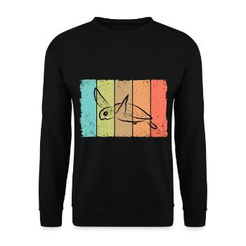 Tortues - Sweat-shirt Unisexe - noir - Devant - Alina (178cm) & Michal (187cm)