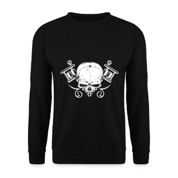 Tattoo - Unisex Pullover - Schwarz - Vorne - Alina (178cm) & Michal (187cm)