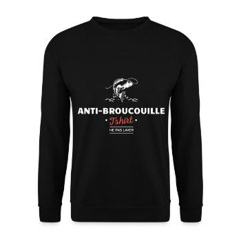humour homme pecheur, peche, pecheur, humour peche - Sweat-shirt Unisexe - noir - Devant - Alina (178cm) & Michal (187cm)