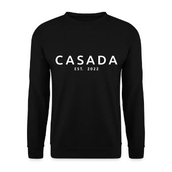 2022 Hochzeitstag verheiratete Frauen - Unisex Pullover - Schwarz - Vorne - Alina (178cm) & Michal (187cm)
