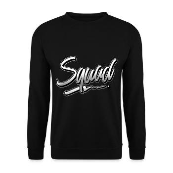 Squad - Unisex Sweatshirt - black - Front - Alina (178cm) & Michal (187cm)