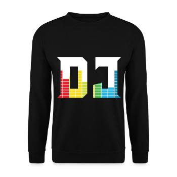 DJ Equalizer - Unisex Pullover - Schwarz - Vorne - Alina (178cm) & Michal (187cm)