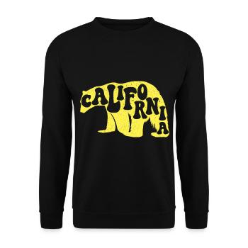 Ours de Californie États-Unis État d’Amérique Californie - Sweat-shirt Unisexe - noir - Devant - Alina (178cm) & Michal (187cm)
