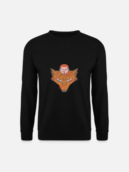 Wolf - Unisex Sweatshirt - black