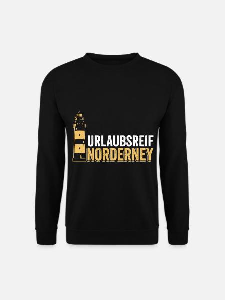 Urlaubsreif Norderney - Unisex Pullover - Schwarz