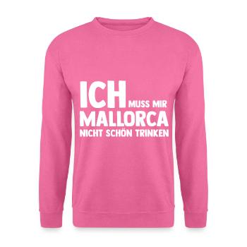 Party Urlaub Mallorca - Unisex Pullover - Pink - Vorne