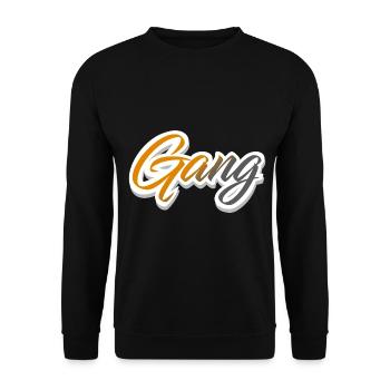 Équipe de gang - Sweat-shirt Unisexe - noir - Devant - Alina (178cm) & Michal (187cm)