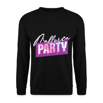 Mallorca Party Crew - Unisex Pullover - Schwarz - Vorne - Alina (178cm) & Michal (187cm)