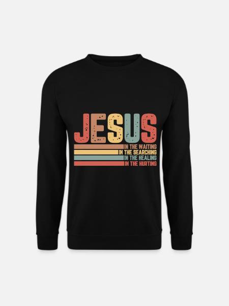 Jesus - Unisex Sweatshirt - black