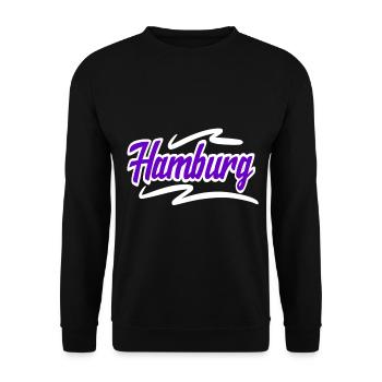 Hambourg - Sweat-shirt Unisexe - noir - Devant - Alina (178cm) & Michal (187cm)