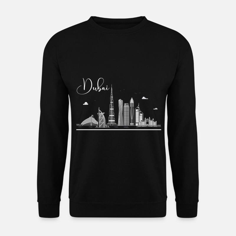 Dubai Vereinigte Arabische Emirate The Palm - Unisex Pullover - Schwarz