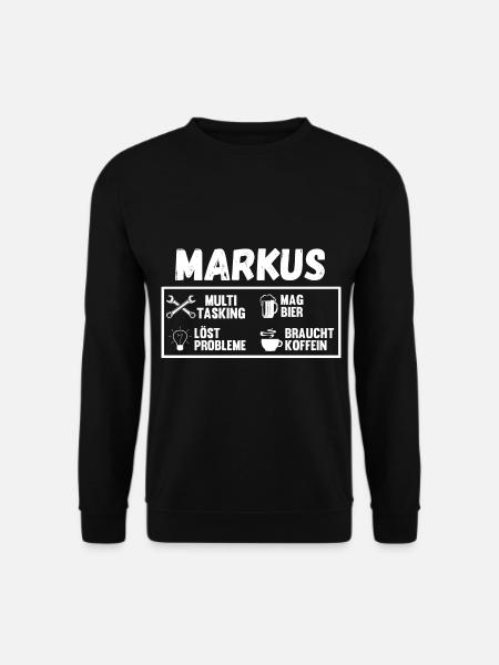 Markus - Sweat-shirt Unisexe - noir