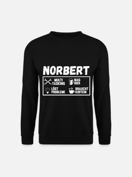 Norbert - Unisex Pullover - Schwarz