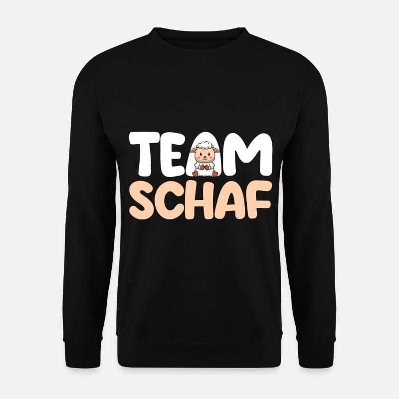 Landwirt Schäfer Bauernhof Schafe - Unisex Pullover - Schwarz