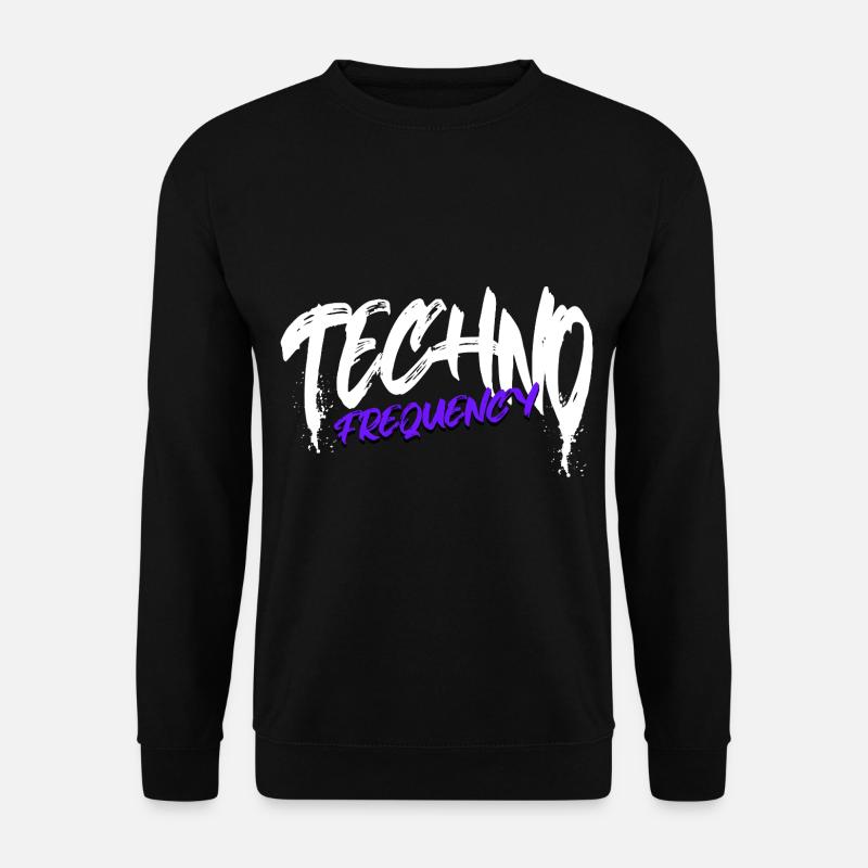 Techno - Unisex Sweatshirt - black